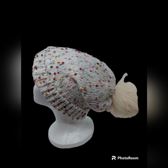 LOFT Confetti Pom Pom Hat - Picture 2 of 9